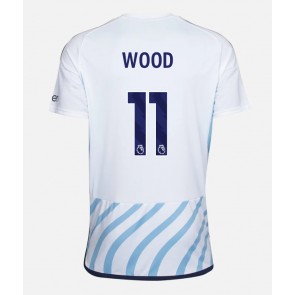 Nottingham Forest Chris Wood #11 Udebanetrøje 2023-24 Kort ærmer